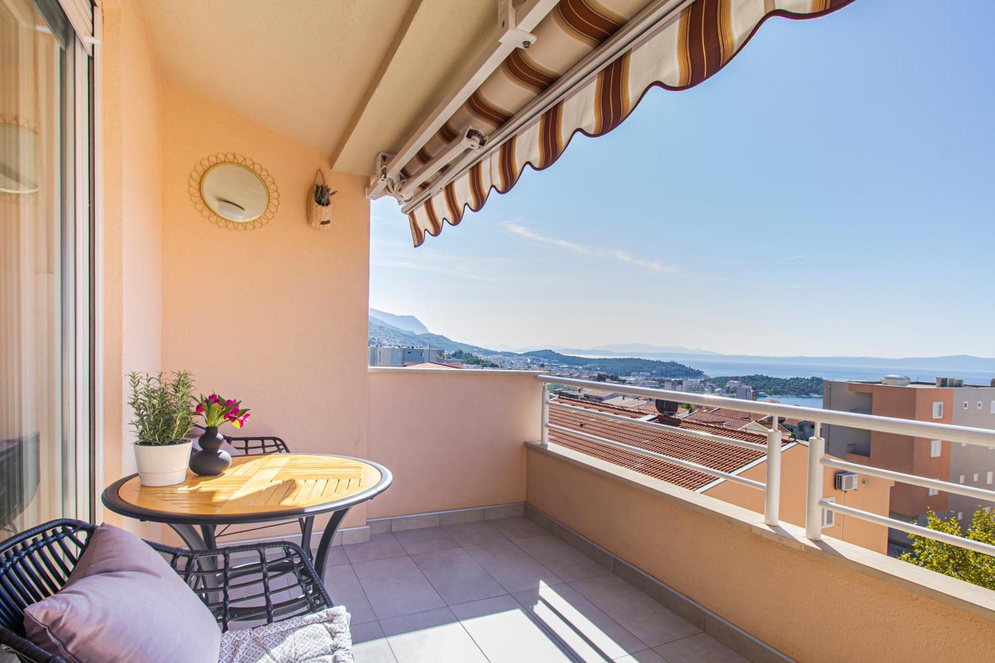 Apartment Anita With Amazing Sea View Makarska Eksteriør billede